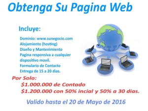 oferta paginas web para app users colombia